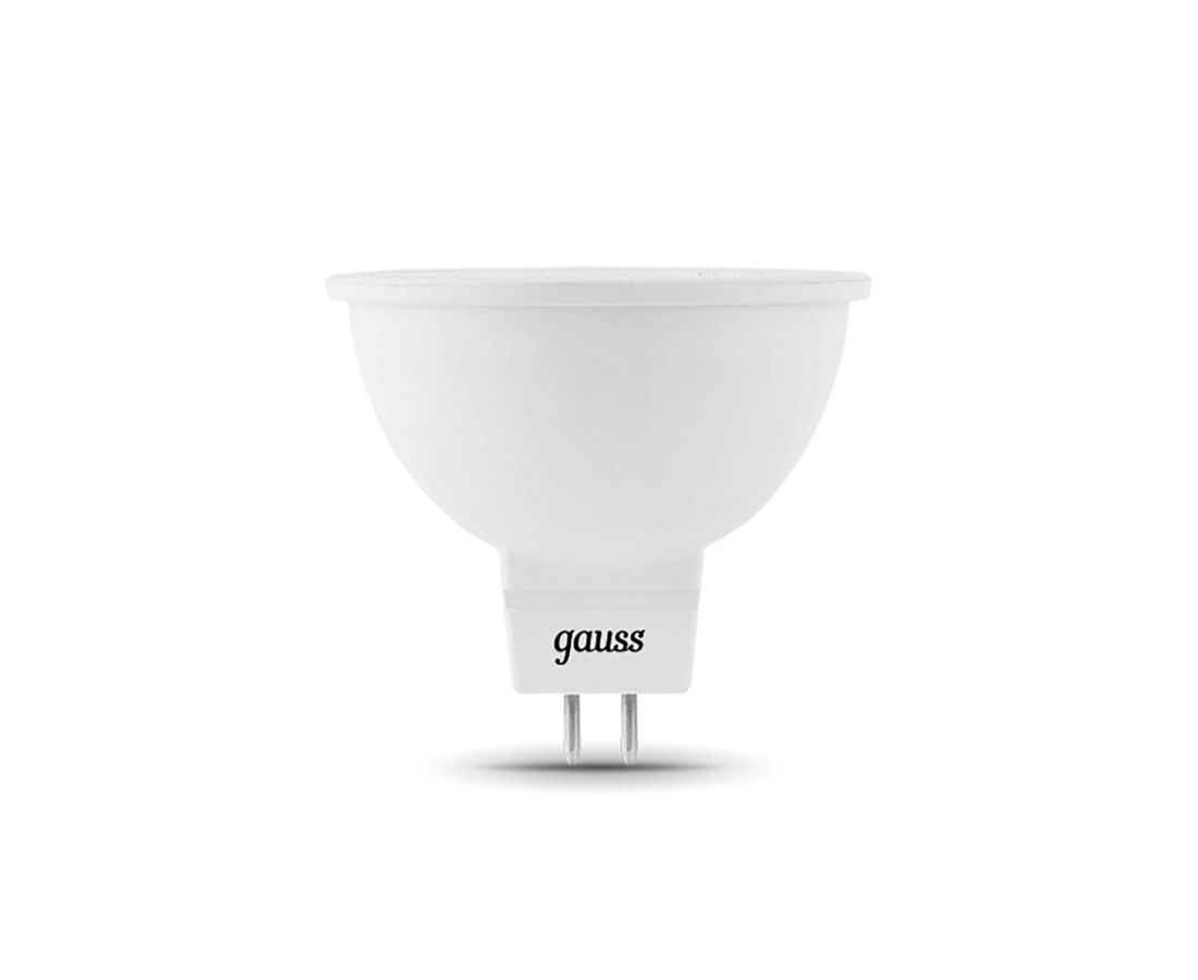 LED ნათურა MR16 7W 630lm 6500K GU5.3 - 101505307 Gauss Black — ნათურა და ვაზნა
